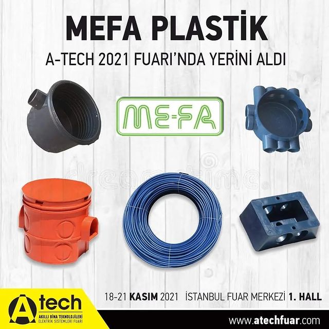 Mefa Plastik A-Tech 2021 Fuarı'nda Yerini Aldı.